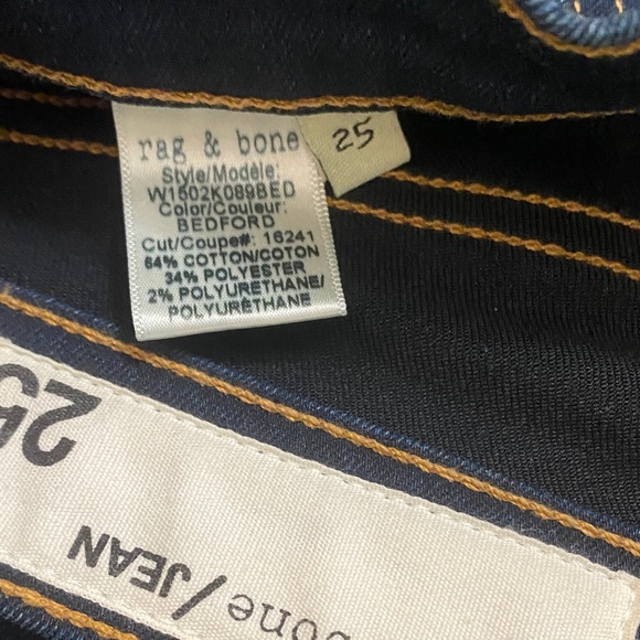 rag & bone Dark Indigo Skinny Jeans Jegging - Picture 4 of 10